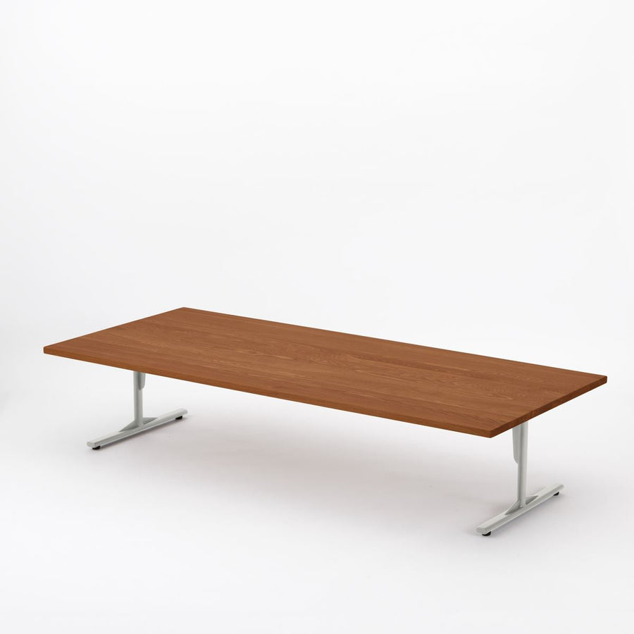 KUUM Living Table W1800×D800 オーク突板ブラウン Steel