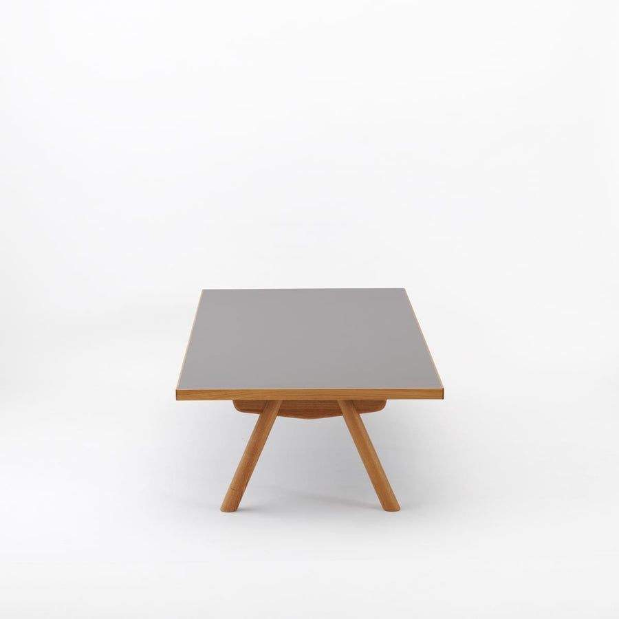 KUUM Living Table W1800×D800 メラミングレー Wood