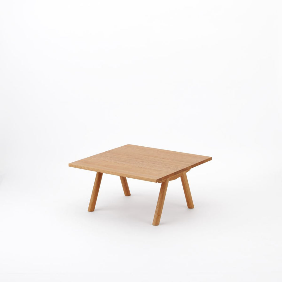 KUUM Living Table W800×D800 オーク突板ナチュラル Wood
