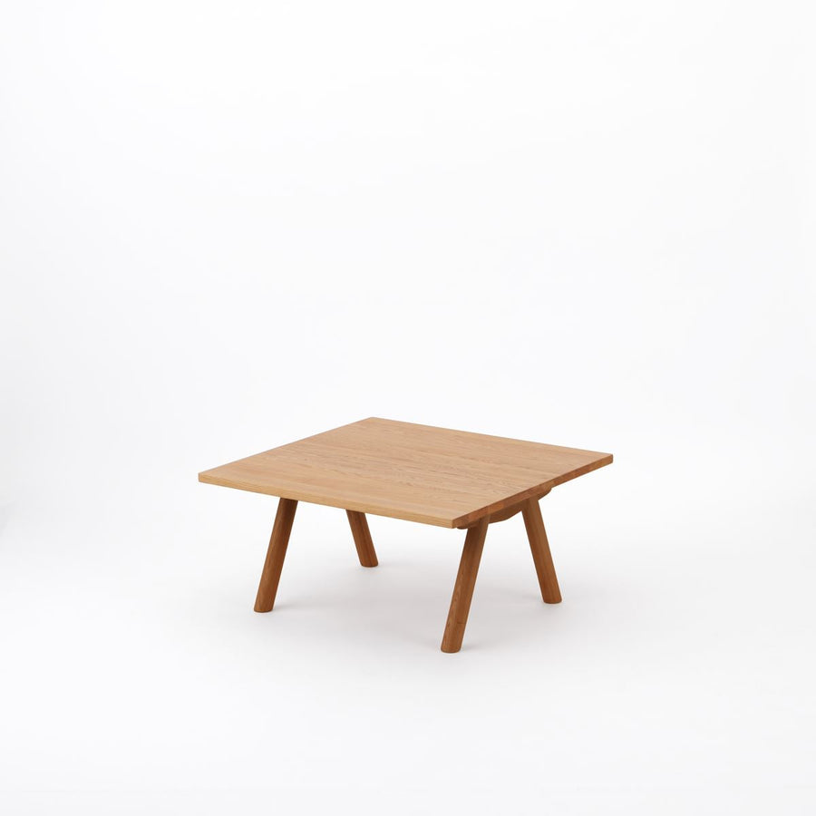 KUUM Living Table W800×D800 オーク突板ナチュラル Wood