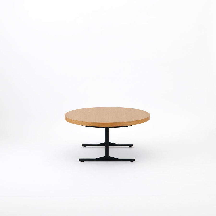 KUUM Living Table Φ850 オーク突板ナチュラル Steel