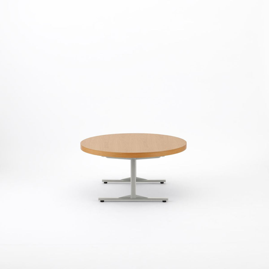 KUUM Living Table Φ850 オーク突板ナチュラル Steel