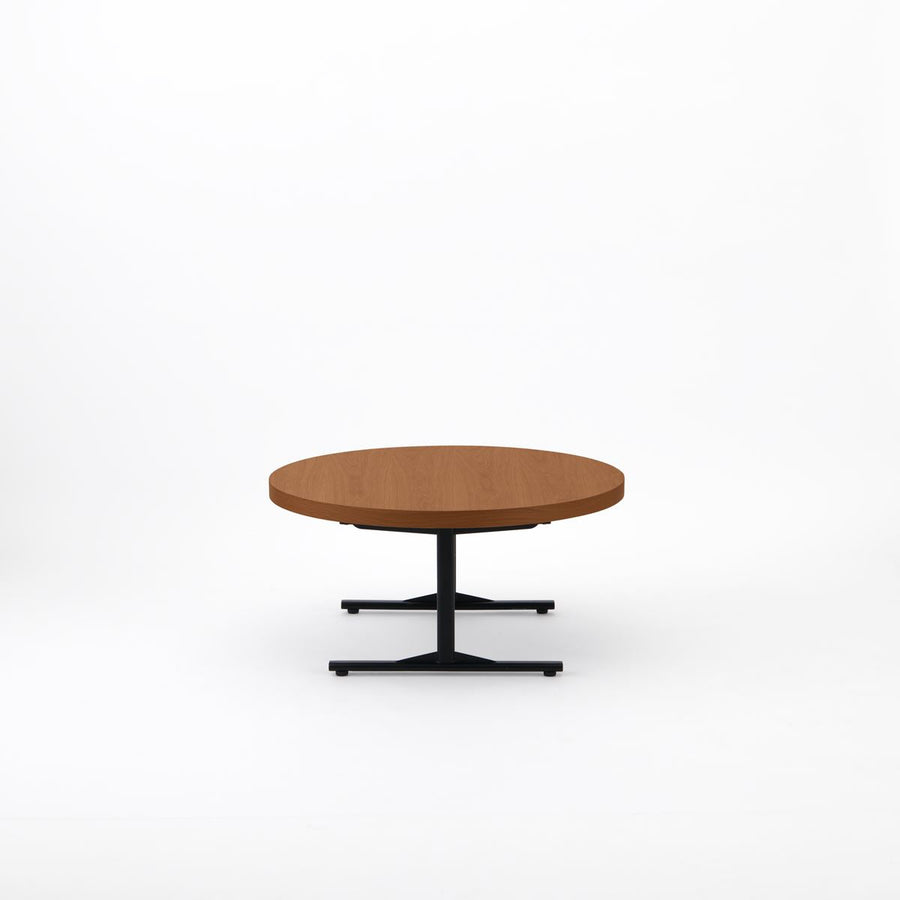 KUUM Living Table Φ850 オーク突板ブラウン Steel