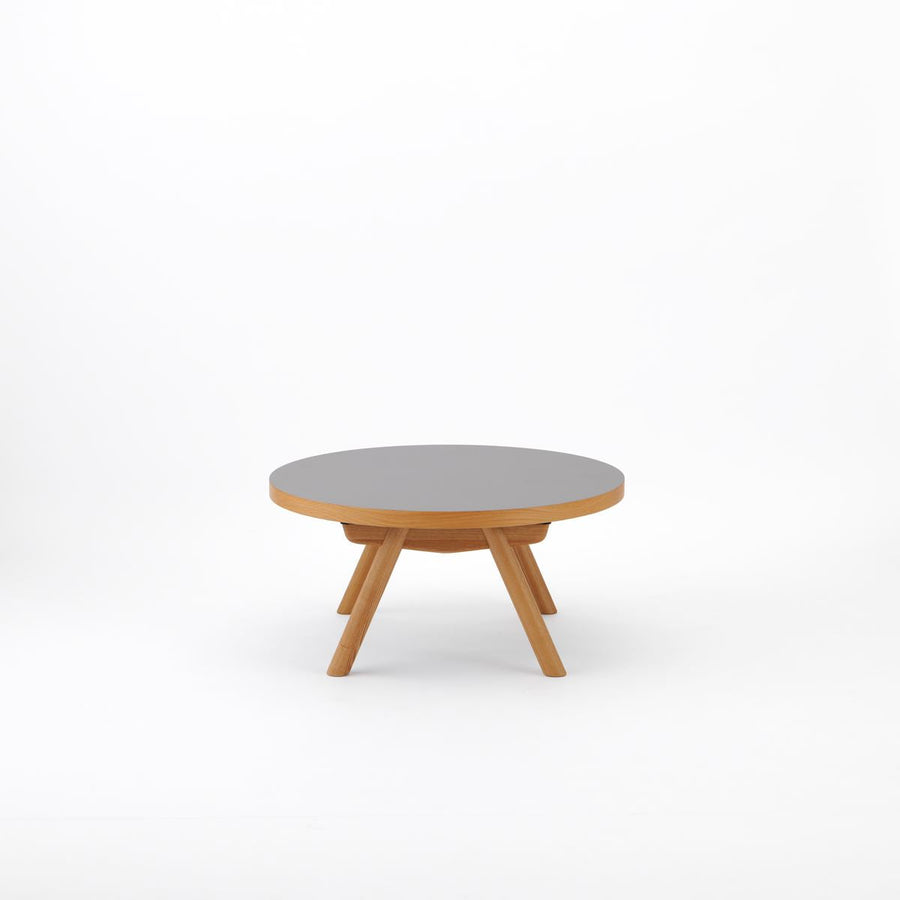 KUUM Living Table Φ850 メラミングレー Wood