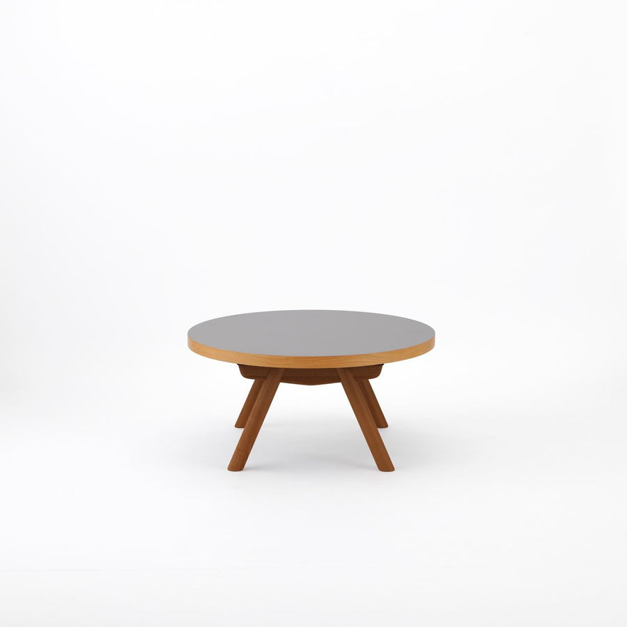 KUUM Living Table Φ850 メラミングレー Wood