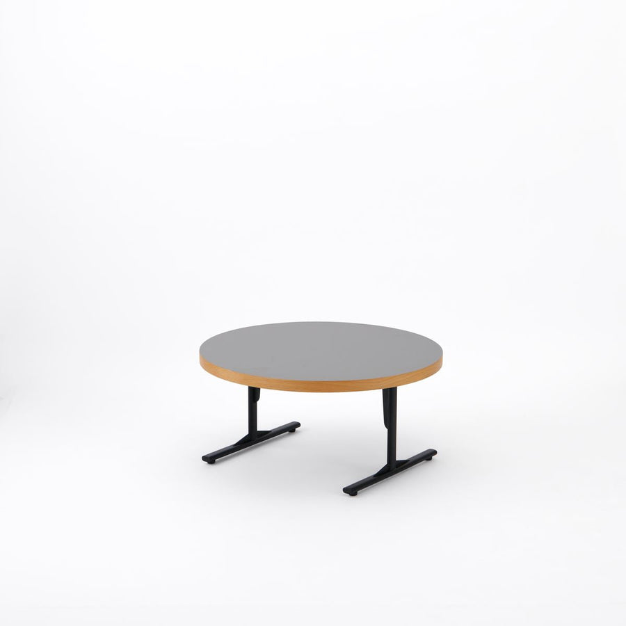 KUUM Living Table Φ850 メラミングレー Steel