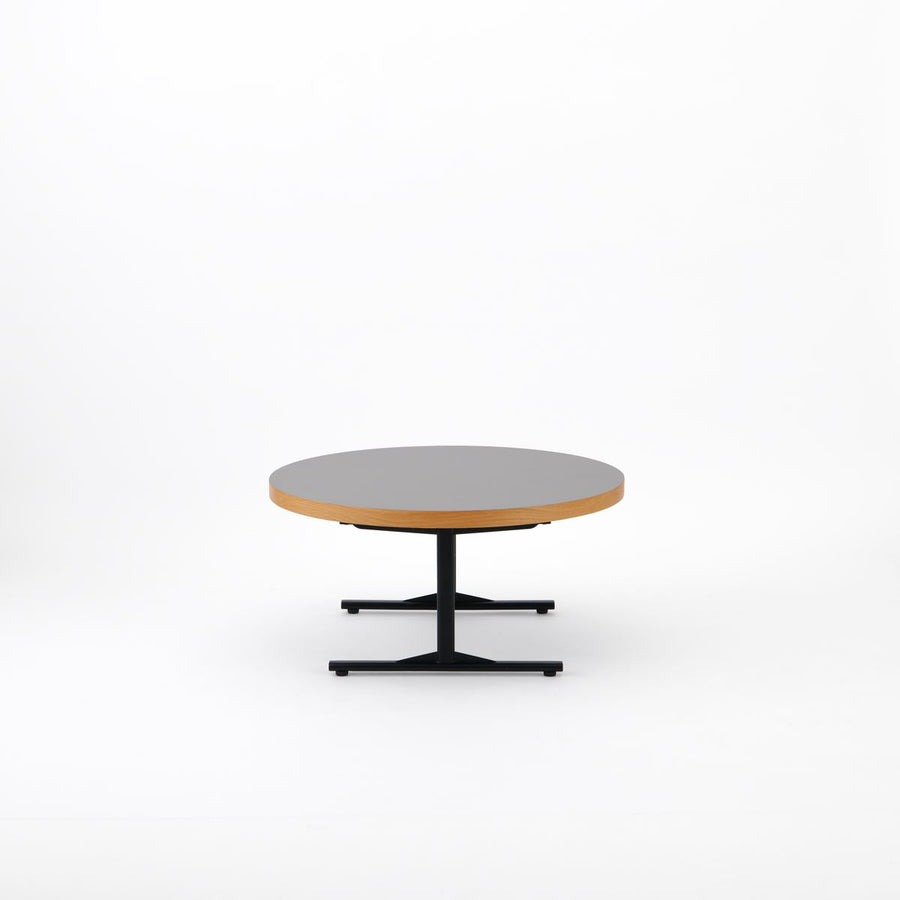 KUUM Living Table Φ850 メラミングレー Steel
