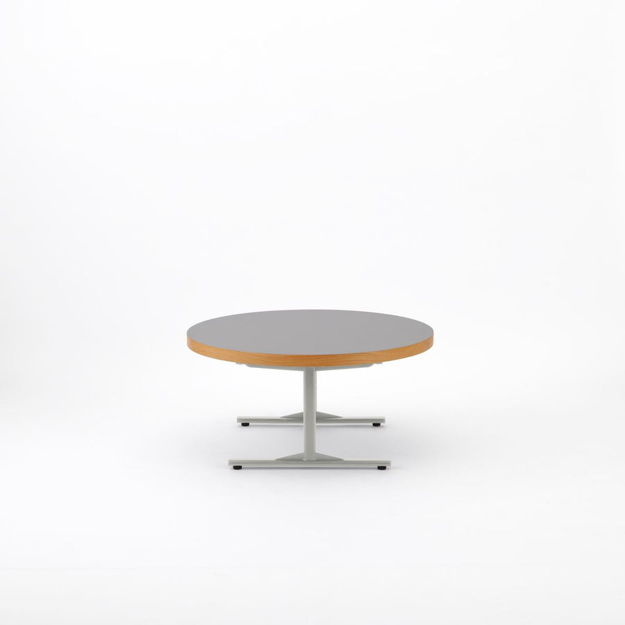 KUUM Living Table Φ850 メラミングレー Steel