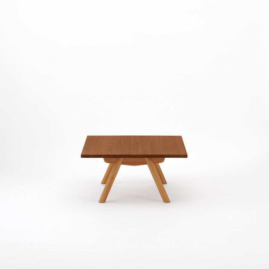KUUM Living Table W800×D800 オーク突板ブラウン Wood