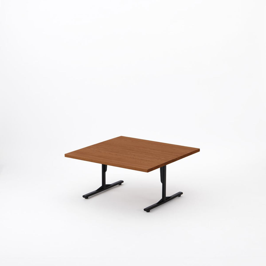 KUUM Living Table W800×D800 オーク突板ブラウン Steel