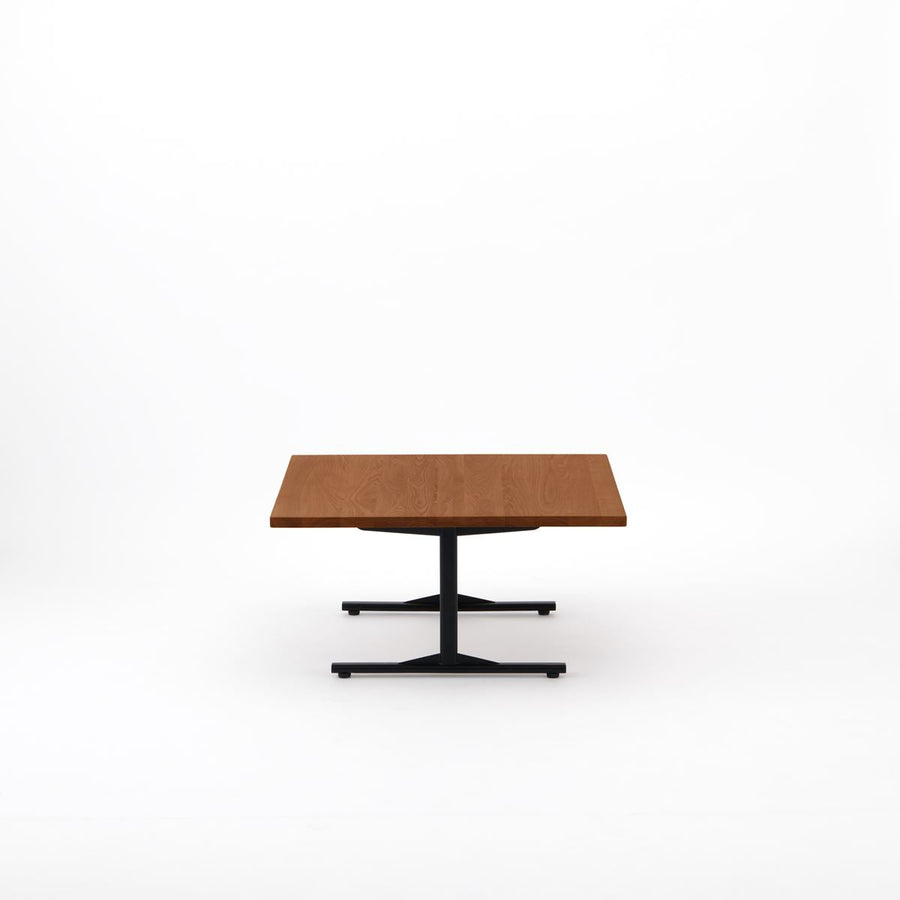 KUUM Living Table W800×D800 オーク突板ブラウン Steel