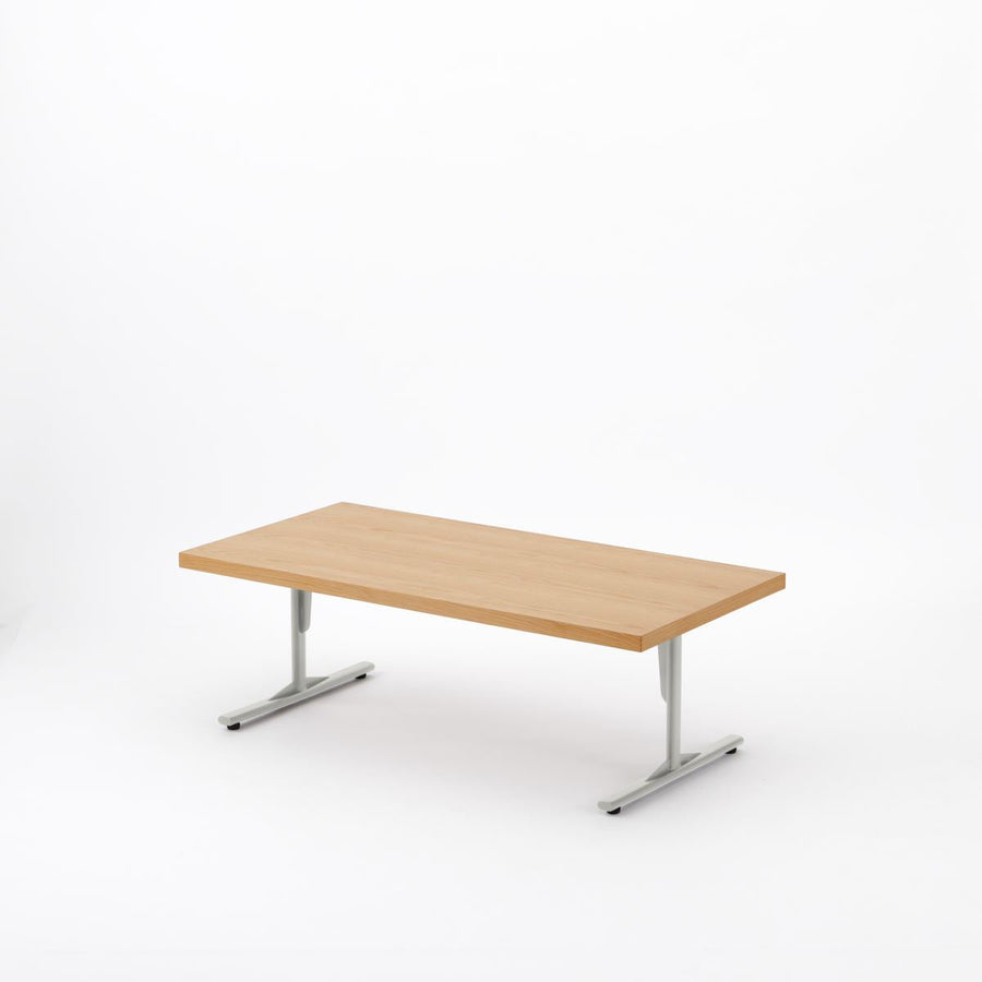 KUUM Living Table W1200×D600 アッシュ無垢材ナチュラル Steel