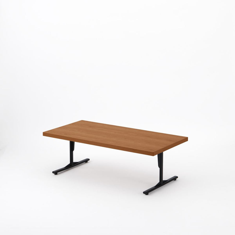 KUUM Living Table W1200×D600 アッシュ無垢材ブラウン Steel