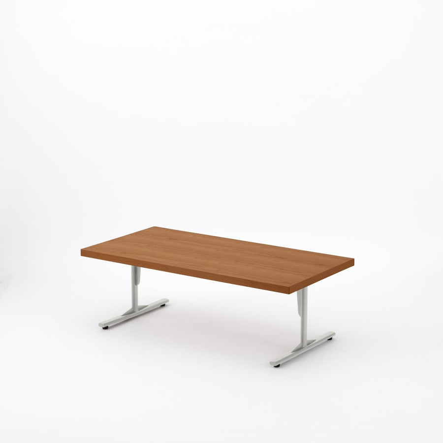 KUUM Living Table W1200×D600 アッシュ無垢材ブラウン Steel
