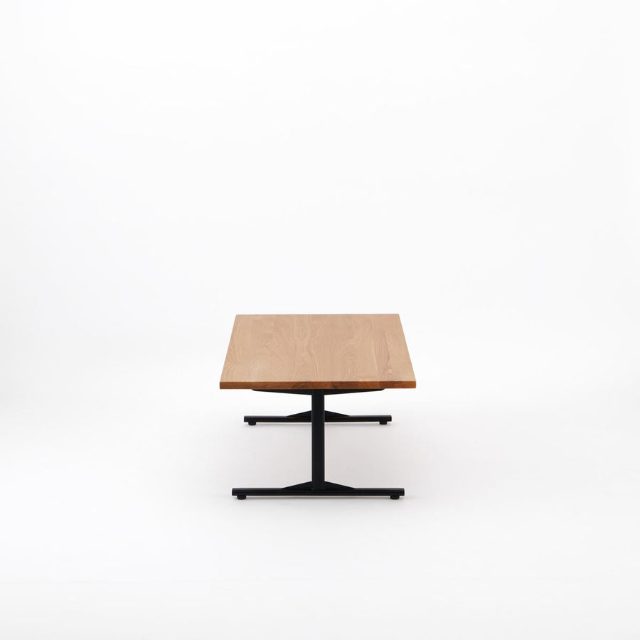KUUM Living Table W1200×D600 オーク突板ナチュラル Steel