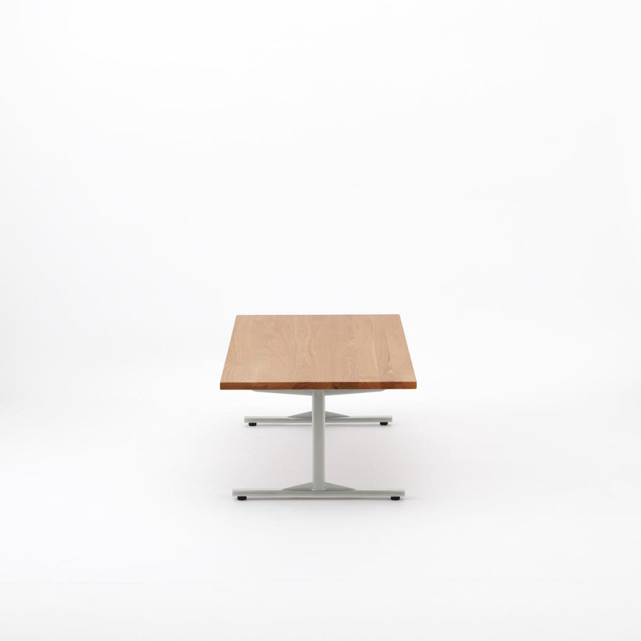 KUUM Living Table W1200×D600 オーク突板ナチュラル Steel