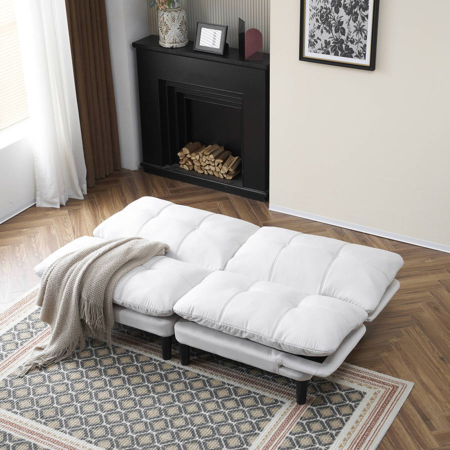 3-level adjustable 2-seater couch sofa bed