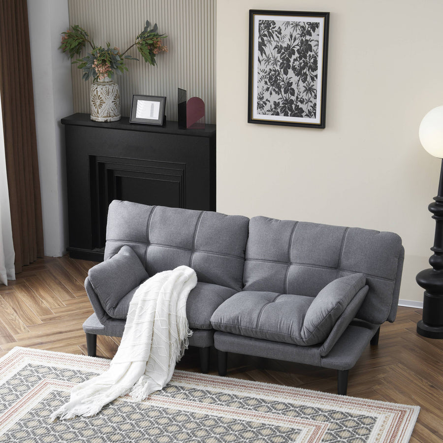 3-level adjustable 2-seater couch sofa bed