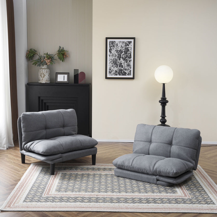 3-level adjustable 2-seater couch sofa bed