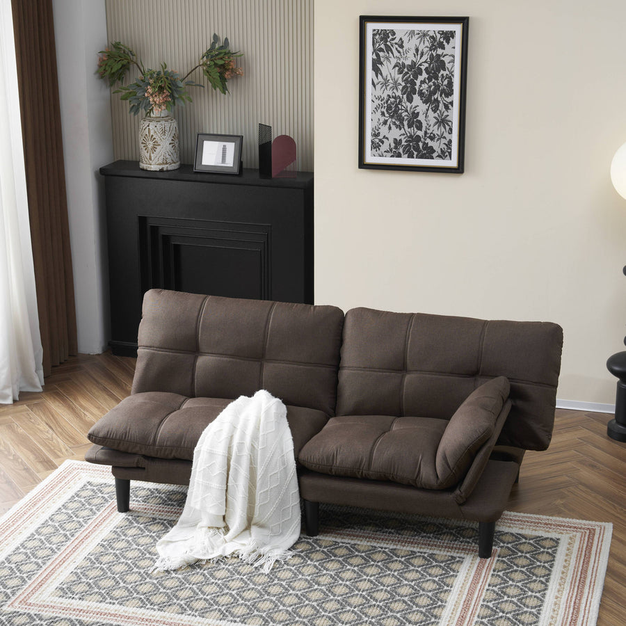3-level adjustable 2-seater couch sofa bed