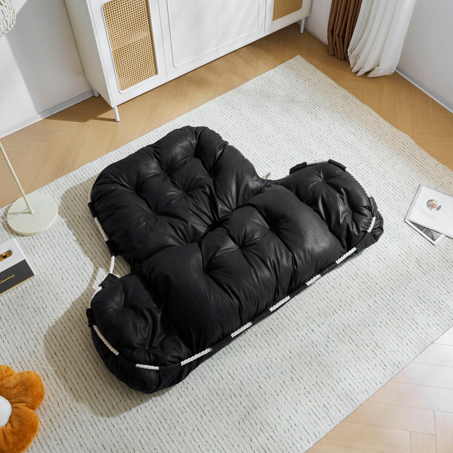 6-level adjustable reclining sofa with armrests