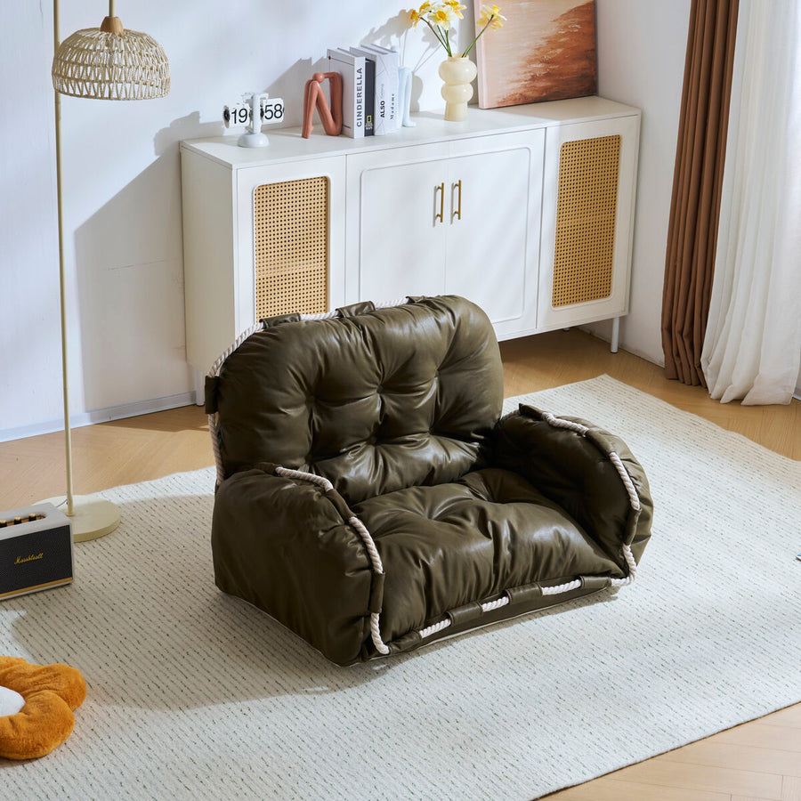 6-level adjustable reclining sofa with armrests