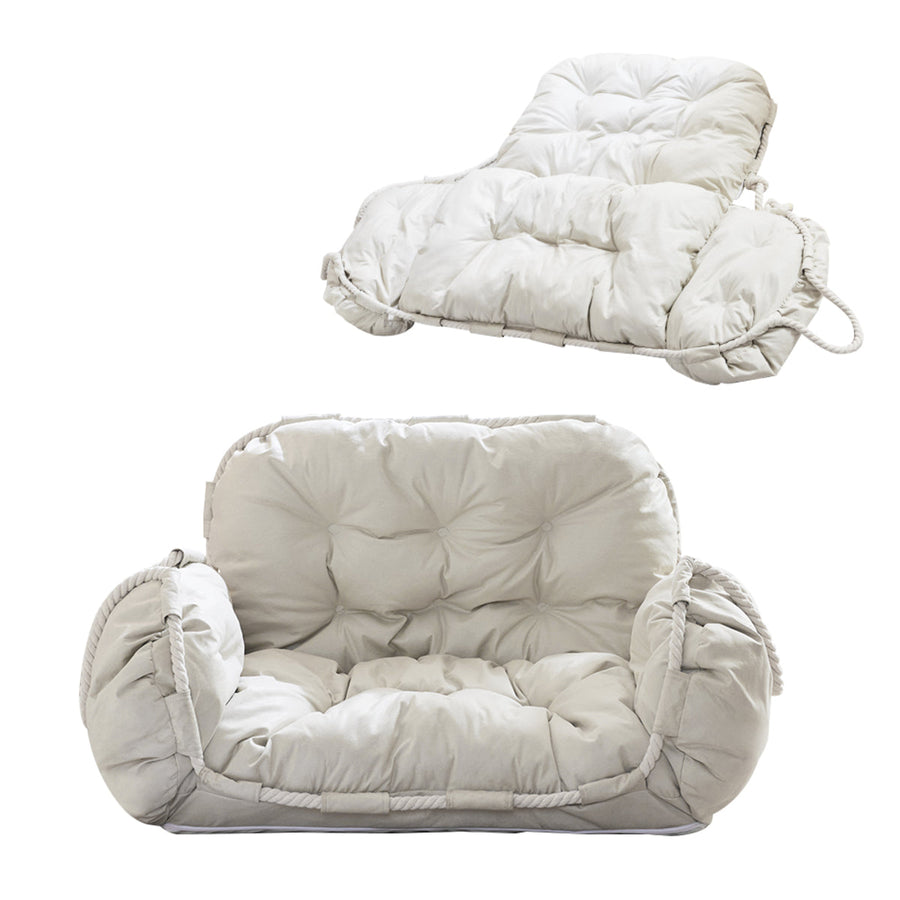 6-level adjustable reclining sofa with armrests