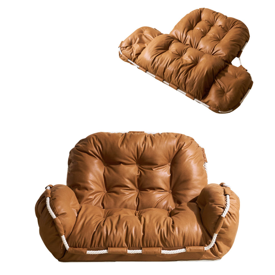 6-level adjustable reclining sofa with armrests