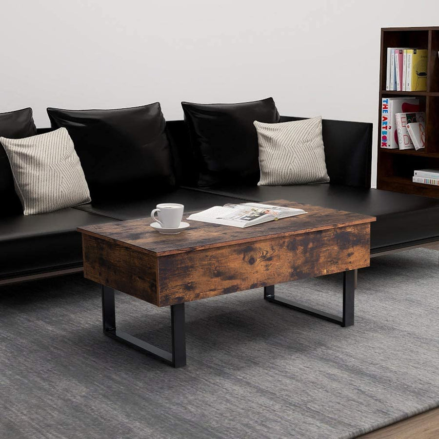 Modern style lift-up coffee table