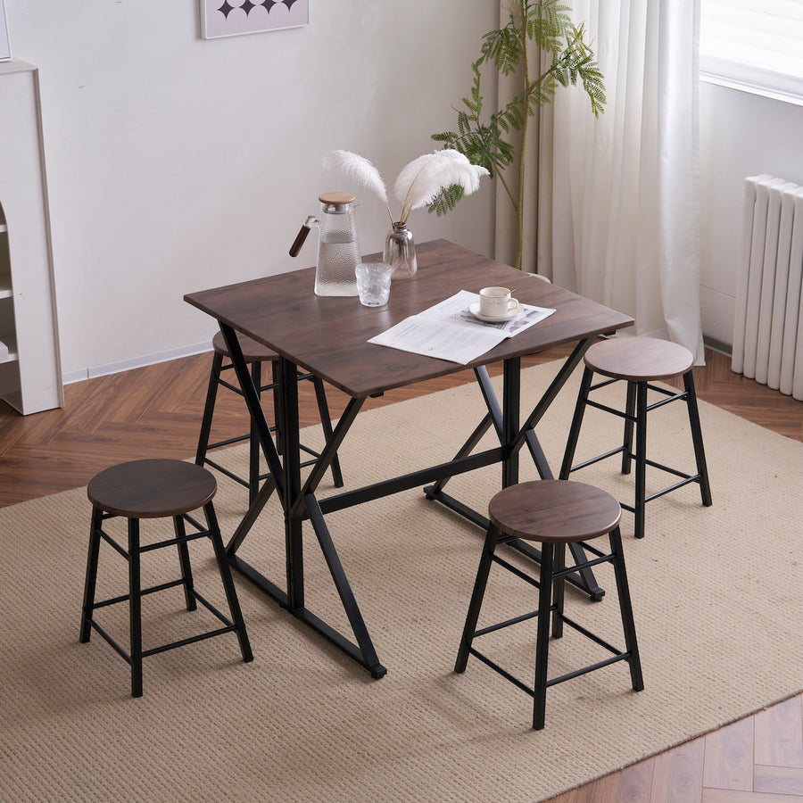 Simple multi-functional table and chair set