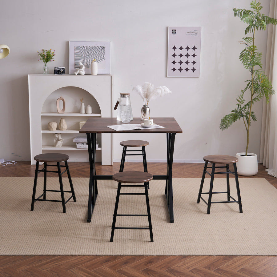 Simple multi-functional table and chair set