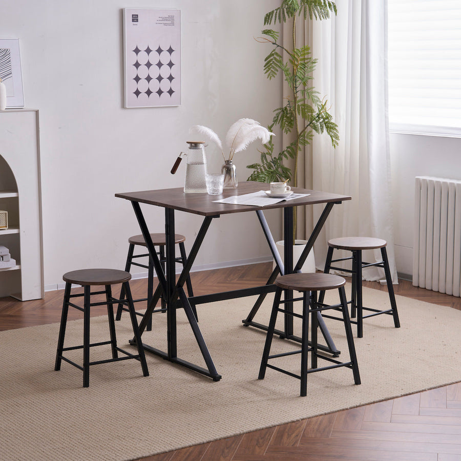 Simple multi-functional table and chair set