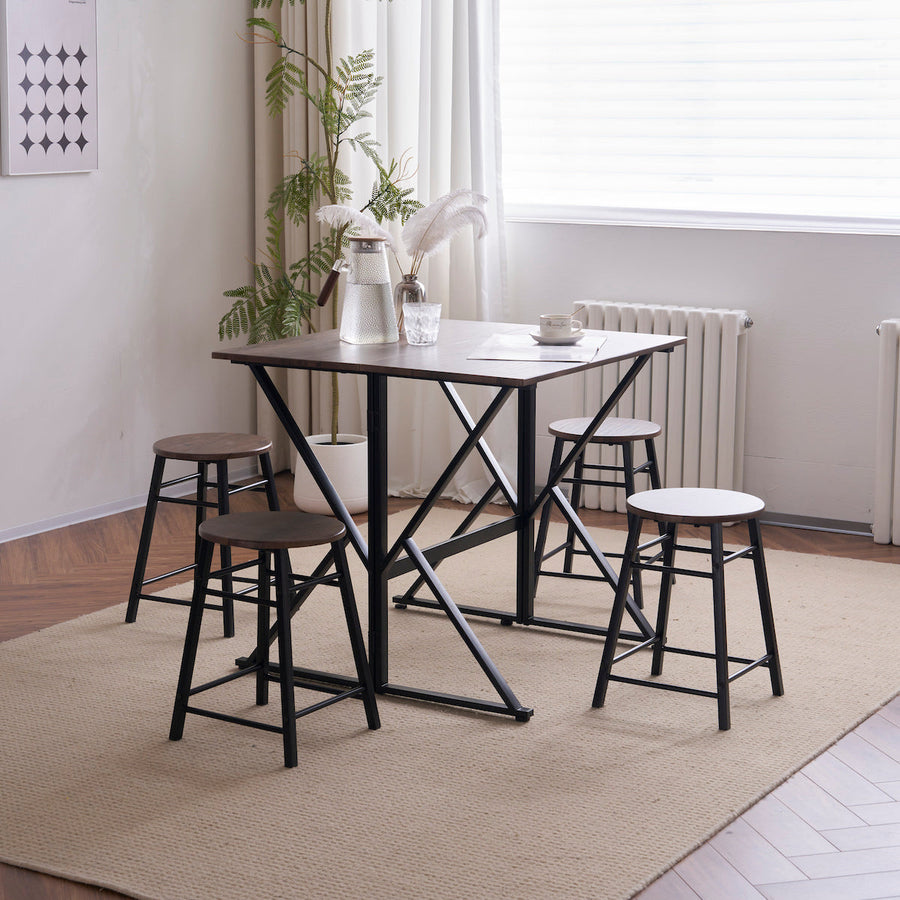 Simple multi-functional table and chair set