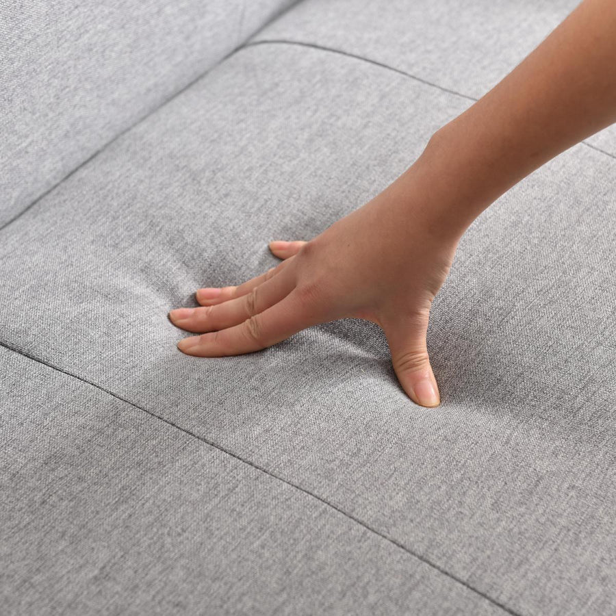 2-seater sofa bed with storage