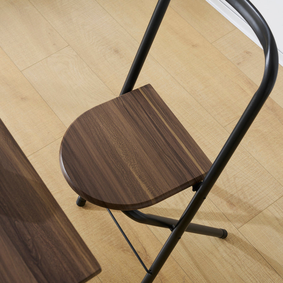 Foldable compact dining 3-piece set
