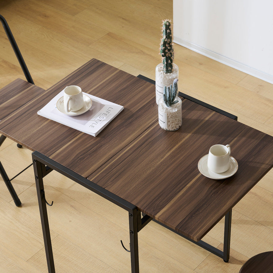 Foldable compact dining 3-piece set