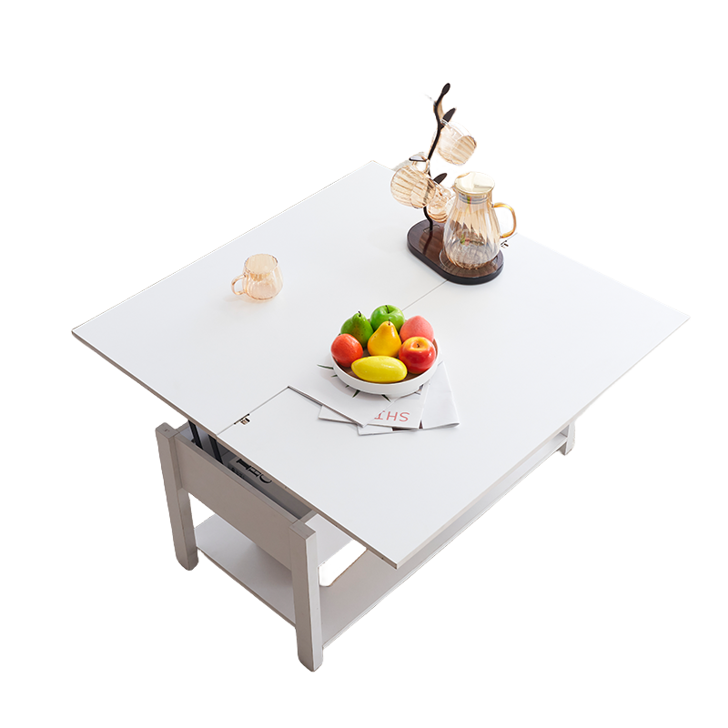 Lift-up storage center table