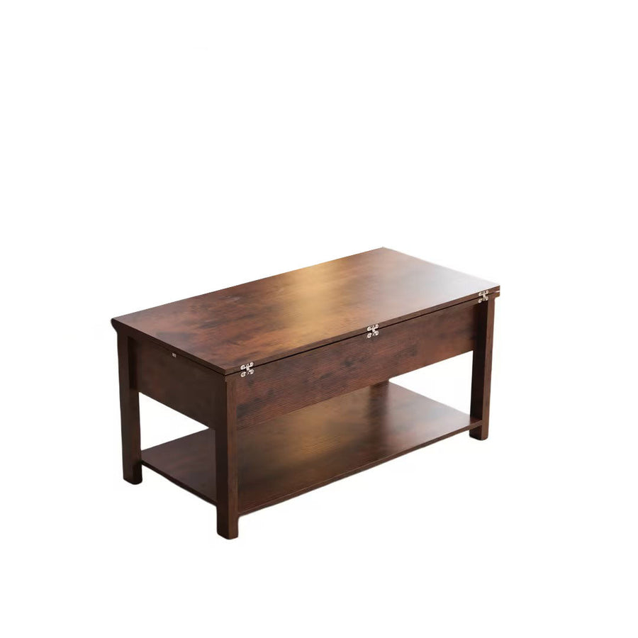 Lift-up storage center table