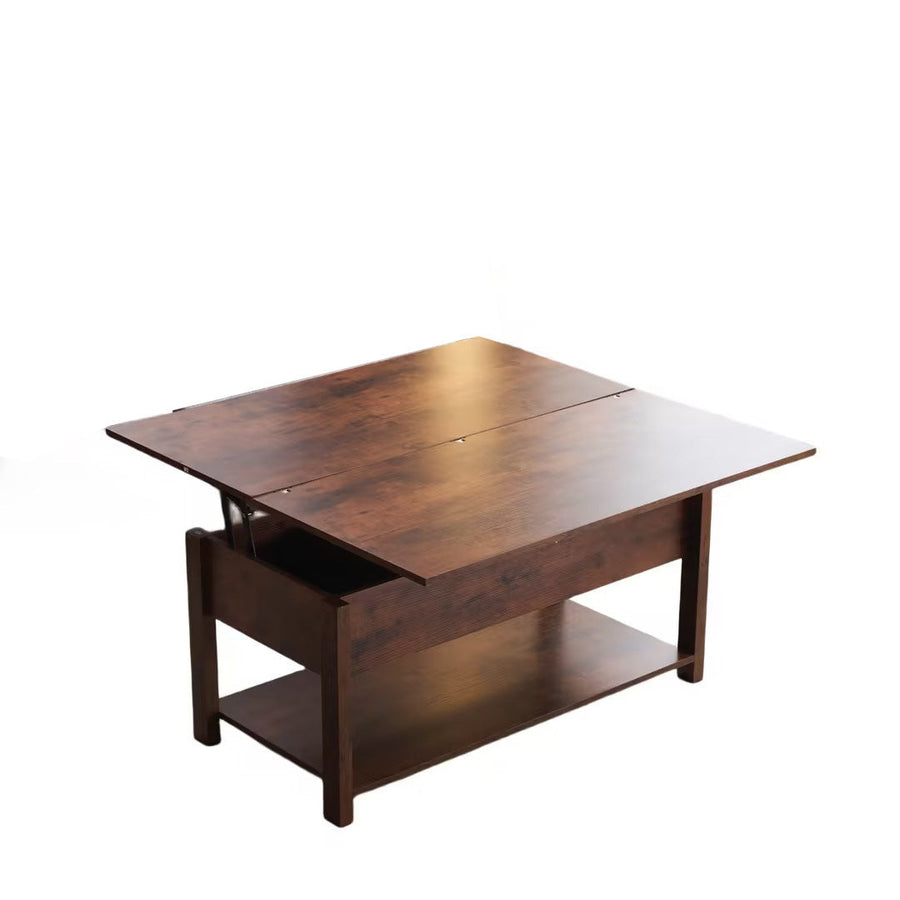 Lift-up storage center table
