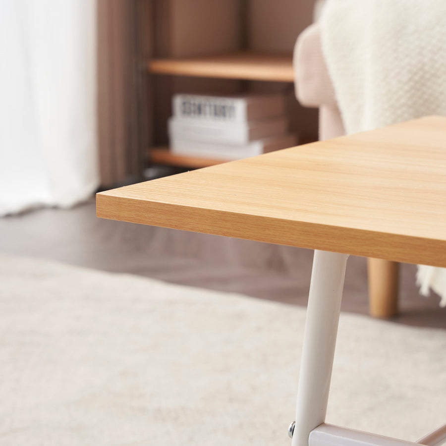Natural style wooden low table