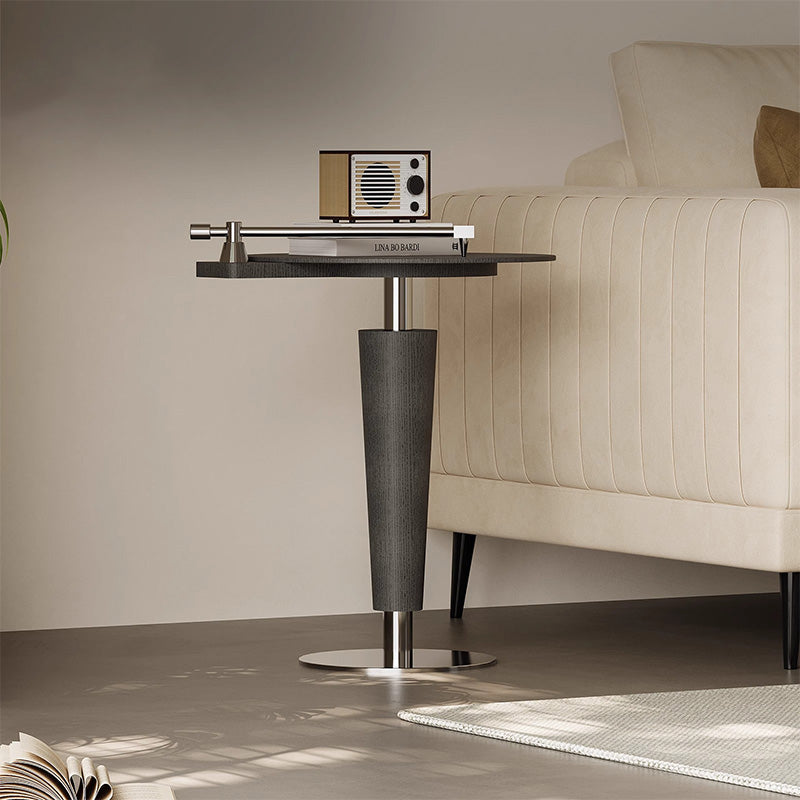 Mixed material design side table