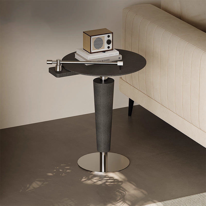 Mixed material design side table