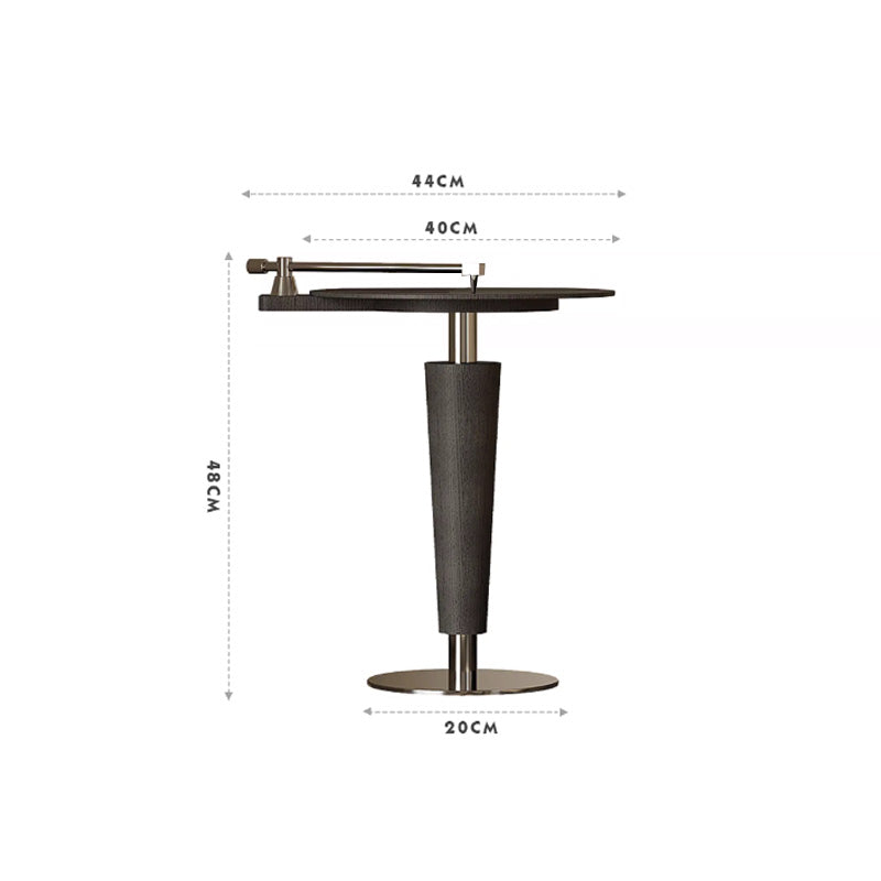 Mixed material design side table