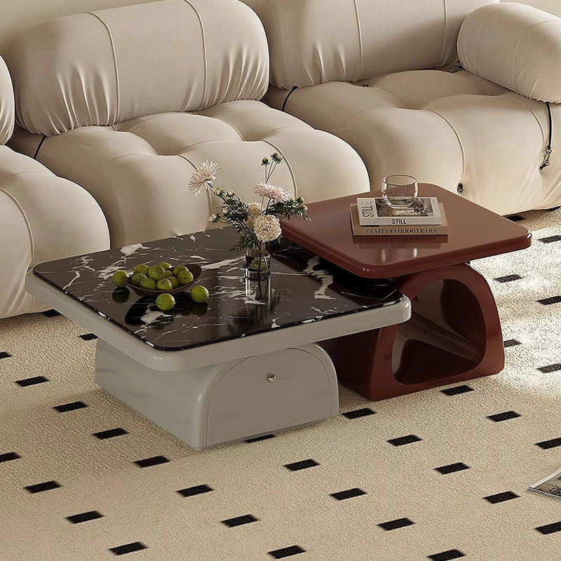 Italian modern marble table set