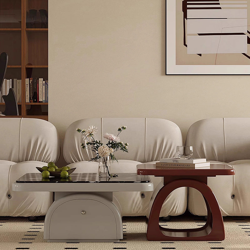 Italian modern marble table set