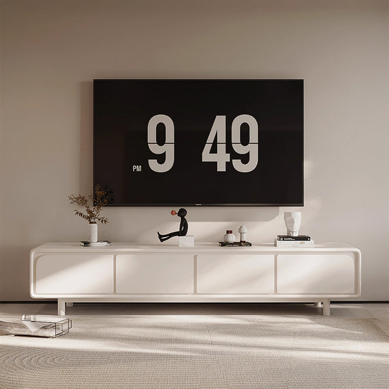 White elegant TV board