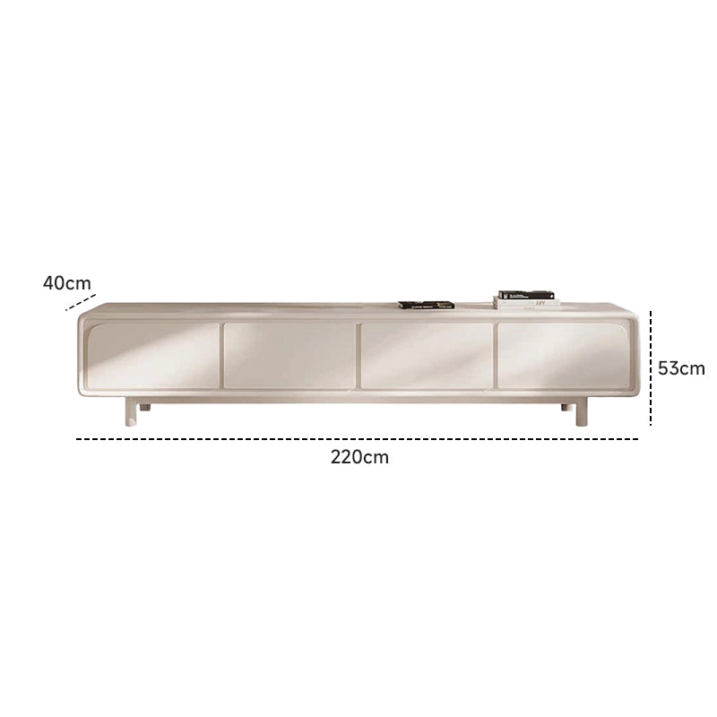 White elegant TV board