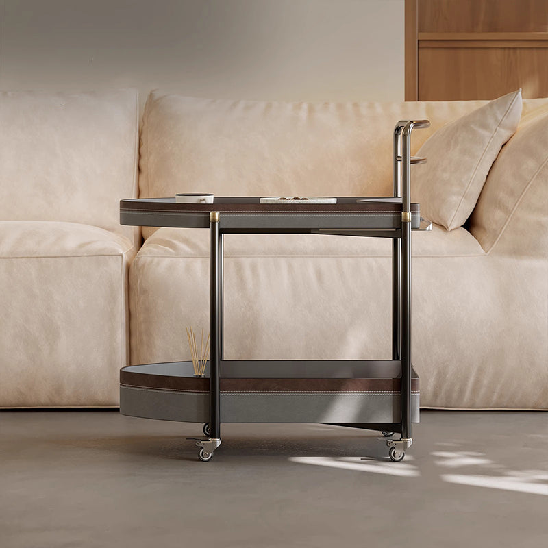 Movable leather-look side wagon