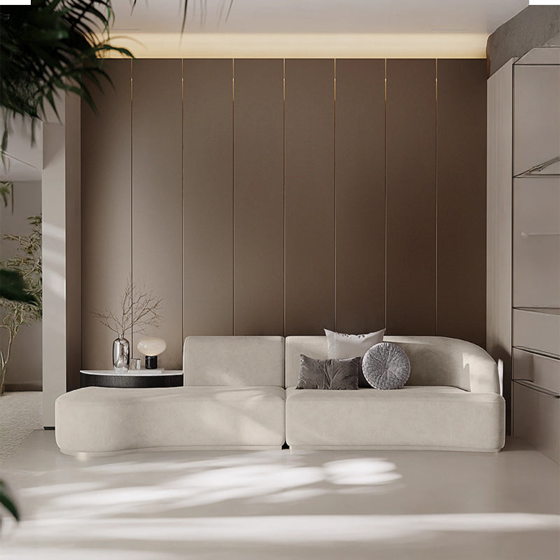 Microfiber Sofa Side Table Set