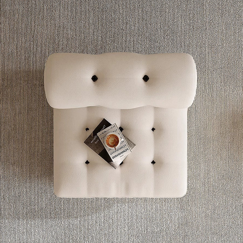Extendable velvet sofa bed